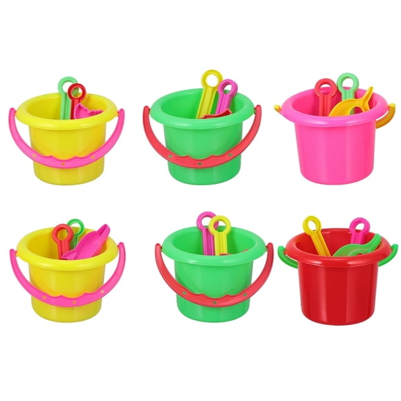 HLONK Beach Sand Buckettoy Buckets Kidstoys Sandy Bucket Kids Doll Pail Shovel Toys Set Buckets Spade Kid Children Spades Mini