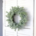 thumbnail image 2 of Idyllic Wreath, Artificial Boxwood Leaves, 14", 2 of 6