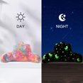 thumbnail image 4 of Reading Pillow Glow in The Dark Bed Rest Wedge Kids Glow Backrest Pillow Unicorn Print with Arms Back Support for Sitting Up in Bed Cushion, Rainbow, 4 of 16