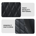 thumbnail image 4 of Coverado Car Seat Covers, Faux Leather with Carbon Fiber Front and Back Car Seat Protectors, 5 Seats Universal Fit for Most Cars SUV Trucks, Black, 4 of 12