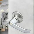 thumbnail image 2 of kurtrusly Door Handle Lock Round Entry Security Privacy Sliding Front Doors Entrance Keyed Locks for Bedroom Living Room Household Type 2, 2 of 9