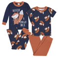 thumbnail image 2 of Gerber Ensemble de Pyjama 4 Pcs pour Bébé Garçon, Gris Renard, 18 Mois, 2 of 3