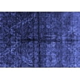 thumbnail image 1 of Ahgly Company Machine Washable Indoor Rectangle Abstract Blue Modern Area Rugs, 4' x 6', 1 of 4