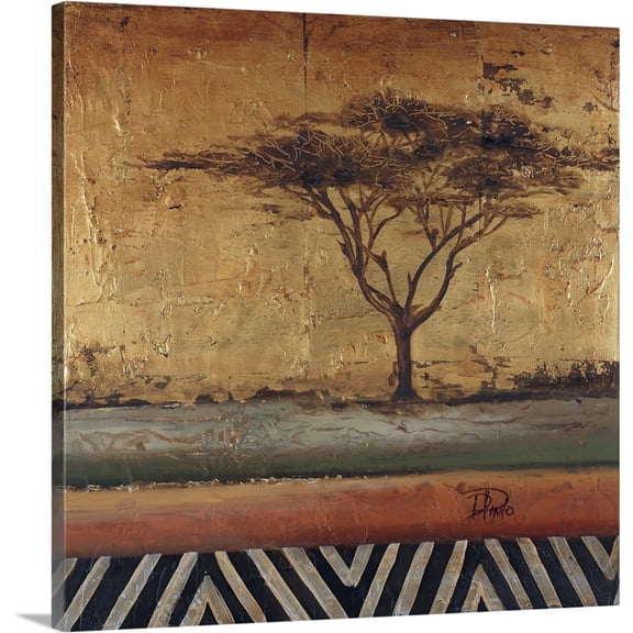 Great BIG Canvas | "African Dream II" Canvas Wall Art - 16x16