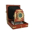 thumbnail image 4 of Vintage Wooden Camera Showpiece - Retro Foldable Movie Camera Replica with Tripod - Home Office Decor - Camera Replica Showpiece, 4 of 6
