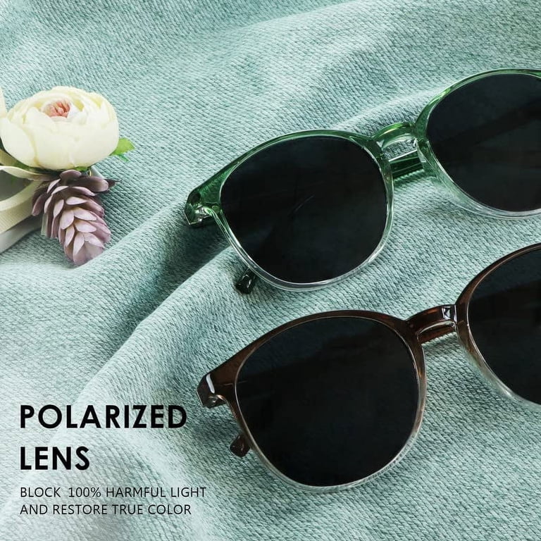 2 Pack Polarized Sunglasses Retro Stylish Sunglasses UV400 Protection s-l400.jpg main image 2