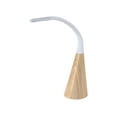 thumbnail image 2 of BOSTITCH Silicone Neck Wood Grain LED Desk Lamp, 2 of 11