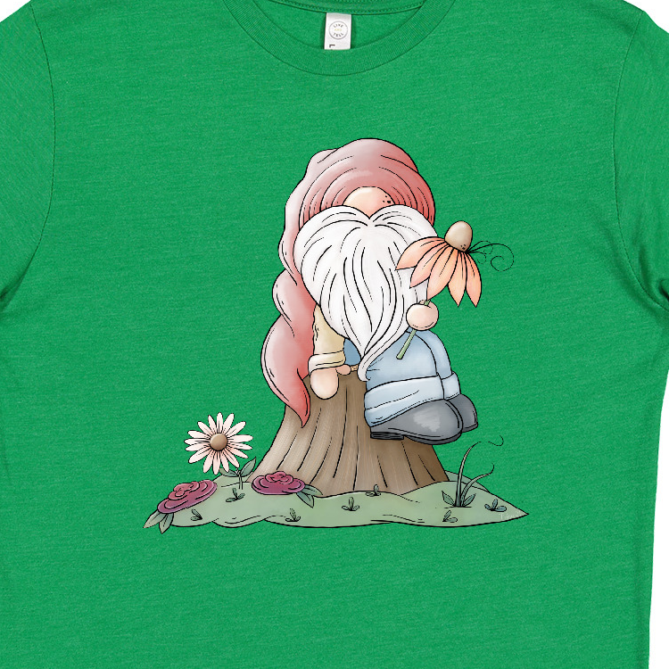 Inktastic Spring Gnome Youth T-Shirt - image 3 of 4