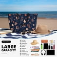 thumbnail image 5 of KdxioAutumn Leaves With Blue for Beach Bag for Women Large Beach Tote Bag Waterproof Sandproof Swim Bag with Zipper Pockets Beach Vacation Travel, 5 of 7