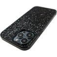 thumbnail image 2 of Compatible with iPhone Case,Crystal Diamond Glitter Bling Sparkly Soft Shockproof Cover for Women Girls Phone Case (Black,iPhone 12 Pro Max), 2 of 7