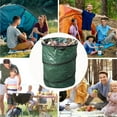thumbnail image 7 of Trash Can Camping Essentials , 26.4-Gal Collapsible Outdoor Portable Pop-Up Trash Cans for Parties, Laundry Hamper(1-Pack), 7 of 7