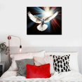 thumbnail image 4 of COMIO Dove Holy Spirit Poster Canvas Print Painting Picture Wall Art Home Hallway Bedroom Living Room Decor, 4 of 4