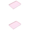 thumbnail image 4 of Youkk Functional And Stylish Serving Tray For Kitchen Bright And Beautiful small pink 2Set, 4 of 6