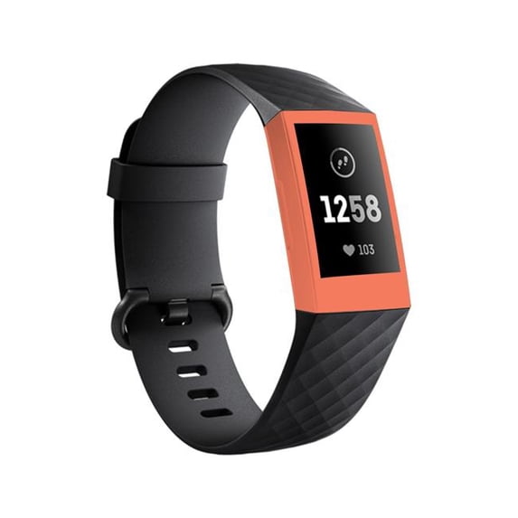 MightySkins FITCHAR3-Solid Salmon Skin for Fitbit Charge 3 - Solid Salmon