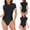 C_ Black, variant on Holiday Promotion UTSJKR Women One Piece Swimsuits Athletic Racerback Swimwear Color Block Training Exercise Slimming Bathing Suit Black 12