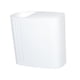 thumbnail image 5 of Cubo de basura rectangular compacto de 12 l con tapa para manualidades. blanco, 5 of 9
