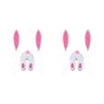 thumbnail image 1 of Ounissouiy Easter Bunny Butt and Ears Wreath Kit Set 1 Hanging for Decor Type3, 1 of 6