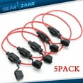thumbnail image 2 of 18 Gauge ATC ATO In-Line Fuse Holder Wire 12V Blade Waterproof 5 Pack 5 Amp, 2 of 6