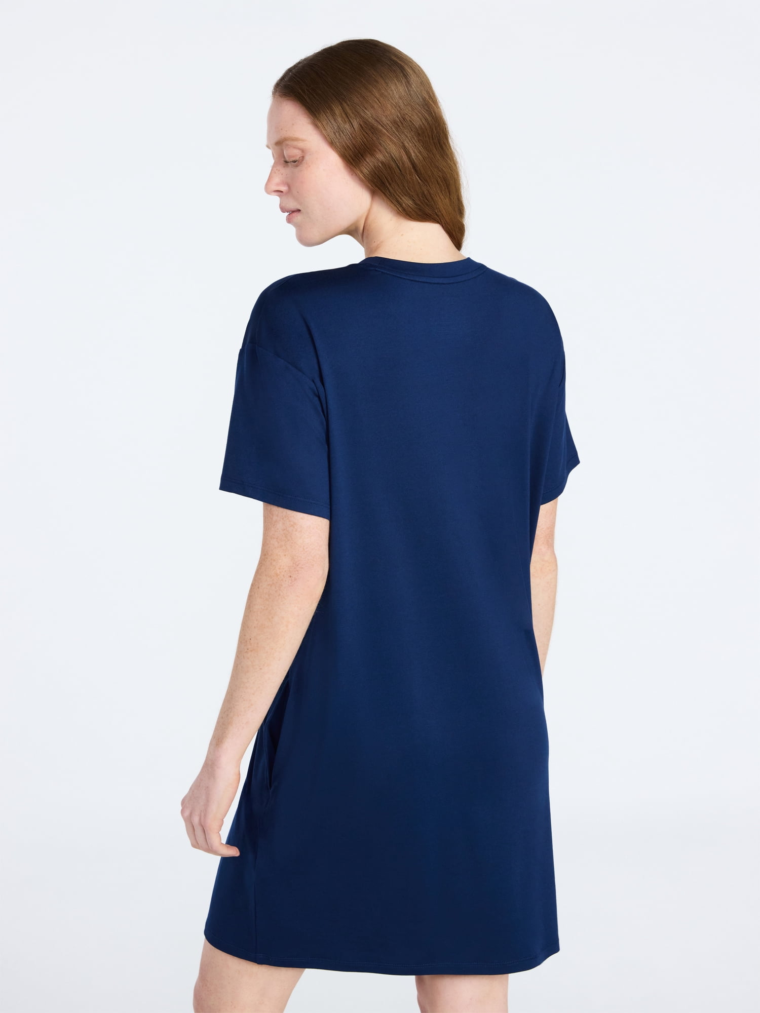 Joyspun Women's Dreamy Soft Collection Short Sleeve Sleepshirt, Sizes S/M-2X/3X