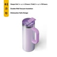 thumbnail image 3 of RTIC 20 oz Ceramic Lined Insulated Road Trip Travel Mug, Leak-Resistant Lid, Lavender Glitter, 3 of 9