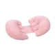 thumbnail image 4 of Almohada de embarazo para dormir cómoda y de cuerpo completo, almohada reparadora Rosa, 4 of 9