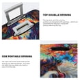 thumbnail image 3 of Hirioo Oil Painting Sunflower Puppy for Elasticity Suitcase Cover (No luggage Included) Durable Luggage Protector Fits 18-32 Inch Luggage-Small, 3 of 7