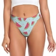 thumbnail image 1 of Balery Watermelon Tangas de Algodón para Mujer con Estampado – Ropa Interior Sexy, Transpirable, G-string-XX-Large, 1 of 6