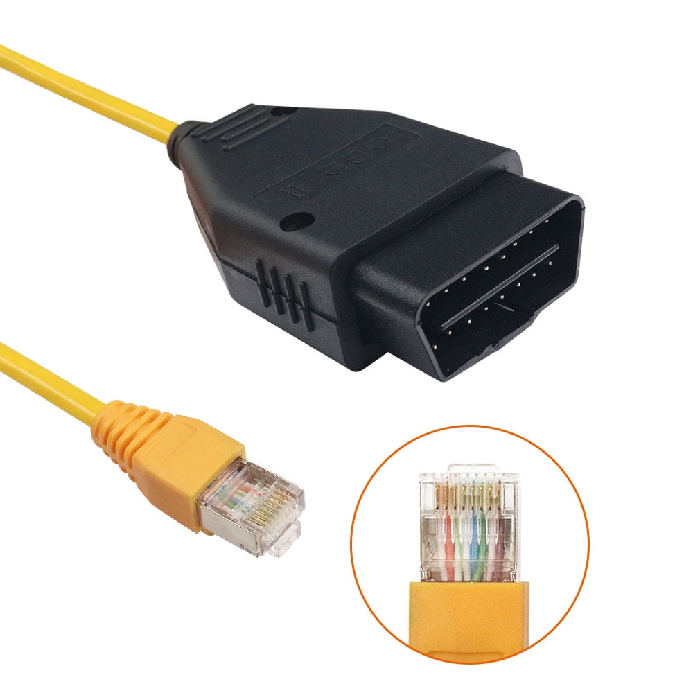 AntiBreak Ethernet OBD OBDII OBD2 ENET RJ45 Coding f g-Series Cable 2M  Compatible e-sys
