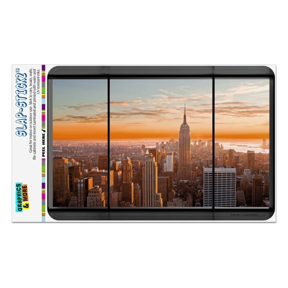 New York Skyline Sunset Penthouse Suite View Home Business Office Sign