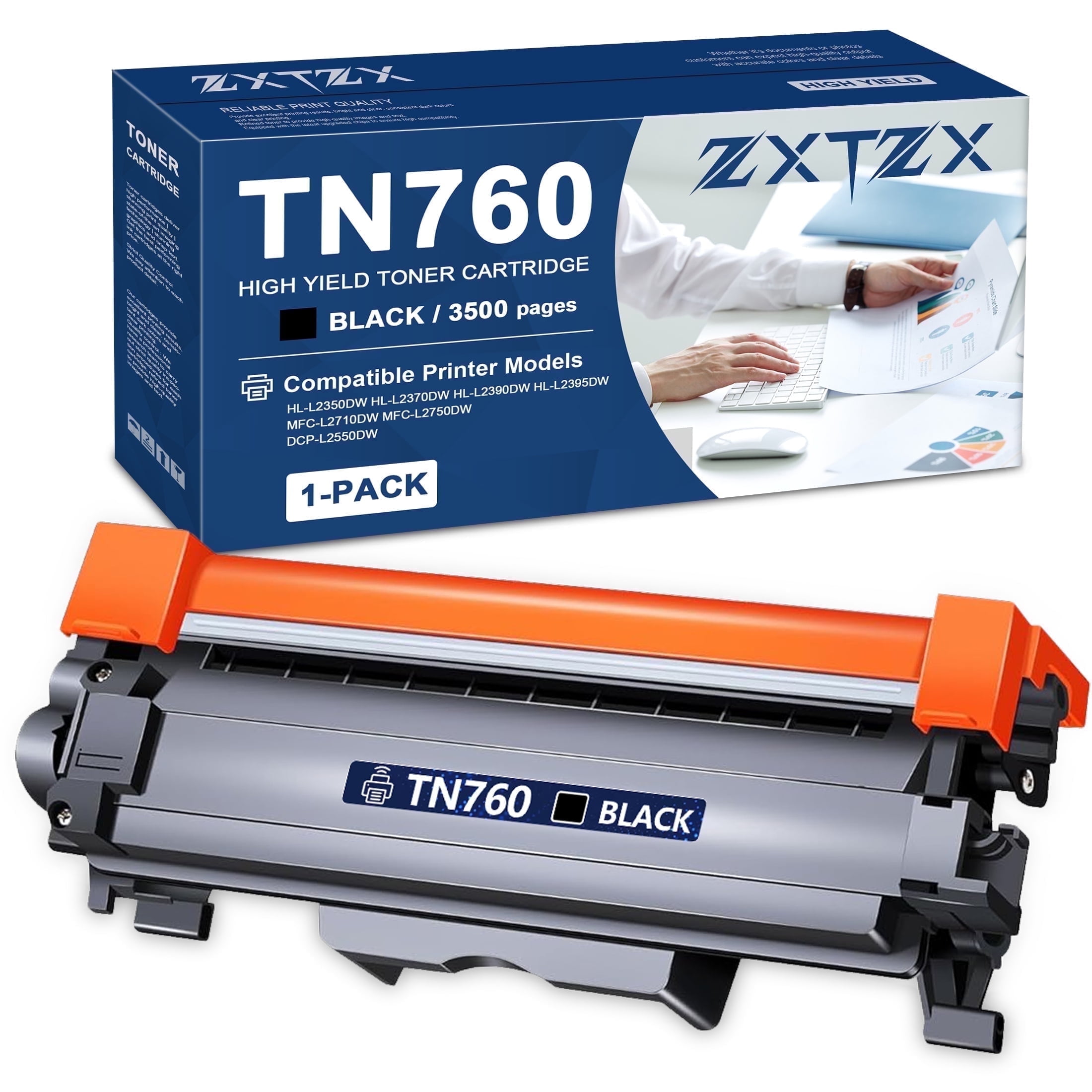 Cartucho De Tóner Brother TN760 730 - Compatible Dominican