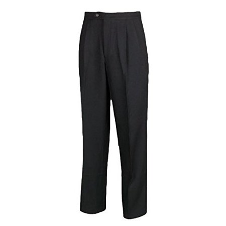 32 Inch Inseam Trouser Pant - Adams USA Smitty Men's Pleated Referee Pants (Black, 32-Inch)