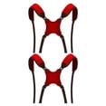 thumbnail image 3 of Eigraketly Correa para bolsa de Golf de doble hombro, tela Oxford acolchada, correas blandas reutilizables ajustables, suministros reemplazables Rojo 2Conjunto, 3 of 6