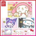 thumbnail image 2 of Miniso-pegatina de tarjeta Original de Hello Kitty Cinnamoroll, tarjeta de crédito de Anime Kawaii, tarjeta de débito Sanrio, pegatinas mate de Pvc, regalos, 2 of 4