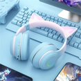 thumbnail image 5 of Auriculares supraaurales inalámbricos iluminados con orejas de gato Sincero Electrónica, 5 of 5