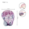 thumbnail image 4 of Cute Soft Sexy Cartoon Girl 3d Big Breast Boobs Silicone Wrist Rest Support Mouse Pad Mat Gaming Mousepad, 4 of 5