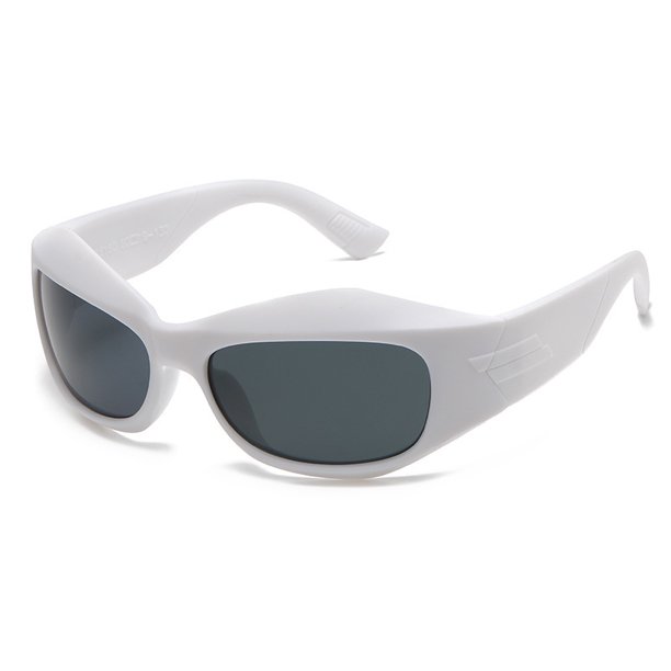 Millennium Futurista Cyberpunk punk Y2K Gafas De Sol Para Mujeres Y Hombres UV400 Ciclismo De Calle De Gran Tamaño Conducción Sombras De Marco Grueso Gao Jiahui unisex