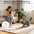 thumbnail image 3 of DSOOLO Dog Nail Grinder with 2 Lights,5 Speed Pet Nail Grinder for Small, Medium , Large Dogs and Cats，White, 3 of 8