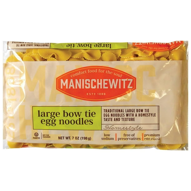 Manischewitz Noodles Large Bow Tie, 198g Walmart.ca