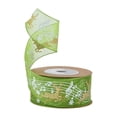 thumbnail image 3 of Christmas Ribbon Gift Wrapping Ribbon, Durable Decorating Cute, Christmas Patterned Wrapping Ribbon DIY Crafts for Decoration Green, 3 of 8