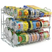 Sorbus 3-Tier Can Organizer Rack: Stackable Tracker for up to 36 Cans - Ideal for Kitchen, Cupboard, and Pantry Storage