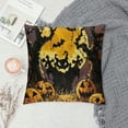 thumbnail image 2 of Halloween Throw Pillow Covers Pillow Cases Vintage Purple Pumpkin Decorative Cushion Cases for Couch Living Room, 2 of 5