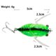 thumbnail image 3 of Anzuelo de cebo biónico de plástico, 5 cm, 6 g, Wobbler Cicada, señuelo de pesca duro (verde), 3 of 8