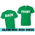 thumbnail image 2 of Kanagawa Japanese The great wave T-Shirt,Irish Green Color,Size 5XL, 2 of 4