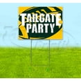 thumbnail image 1 of Tailgate Party Packers (18" x 24") Yard Sign, Includes Metal Step Stake, 1 of 6