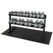 Body-Solid GDR60 2 Tier Horizontal Dumbbell Weight Rack