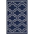 thumbnail image 1 of Safavieh Dhurries Navy Contemporary Rug - 3' x 5', 1 of 5