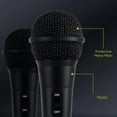 thumbnail image 2 of Paquete de 2 Micrófonos con Cable para Cantar. Cardioides Dinámicos Adaptador 1/4 Pulgada A 3,5 mm Sistemas Megafonía y Oratoria., 2 of 5