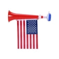 thumbnail image 2 of Homekingdee 2026 US Canada Mexico Fan Cheering Loudspeaker - Yellow Plastic Detachable Flag Sports Horn for Games Events Cheering Props, 2 of 6