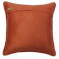 thumbnail image 4 of The HomeCentric Pillow Case Zip, Decorative Orange Pack of 2, 24x24 inch (60x60 cm) Throw Pillows For Couch, Jacquard Scrolls Cushion Cover, Abstract Contemporary Style - Scrolling All The Way Rust, 4 of 4
