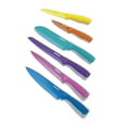 Cuisinart 12Piece Ceramic Coated Color Knife Set with Blade Guards